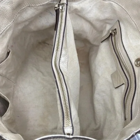 Gucci Tan Tote Bag with Iconic Design 100% Authentic - Picture 6 of 12